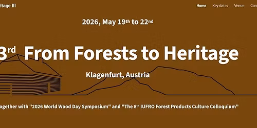 3rd From Forests to Heritage
