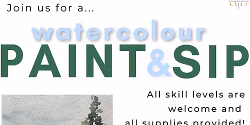 Watercolour Paint & Sip Event