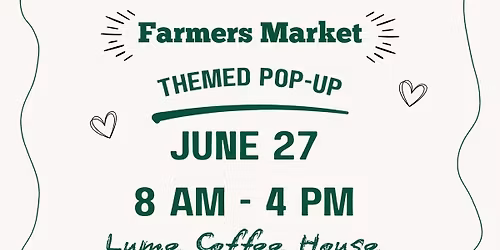 Farmers Market Themed Pop-up