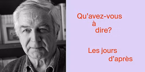 Qu'avez-vous \u00e0 dire et Les jours d'apr\u00e8s - lecture gratuite (textes de Marc Dor\u00e9)