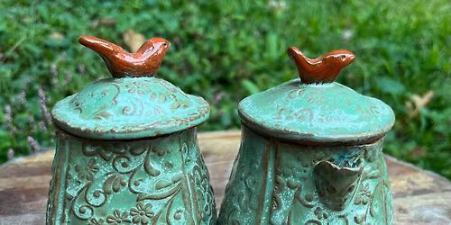 Creamer & Sugar Jar Set January 14 Back Mountain Makery