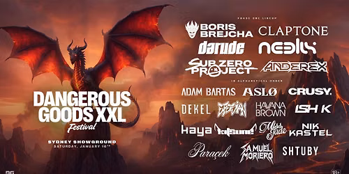 Dangerous Goods XXL Festival - Sydney 2027