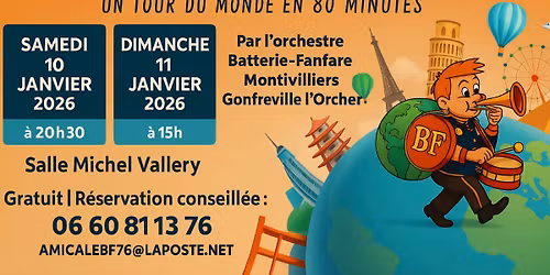 CONCERTS du NOUVEL AN 2026 " 2 dates ; Samedi 10 \u00e0 20h30 & Dimanche 11 \u00e0 15h00 "