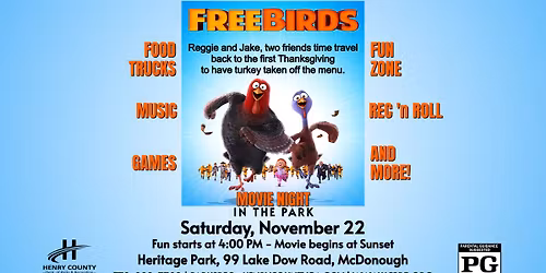 Movie in the Park - Free Birds