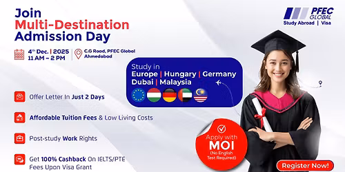 Join Our Multi-Destination Admission Day @ Ahmedabad