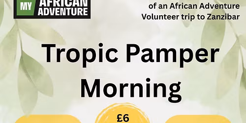 Tropic Pamper Fundraising Morning