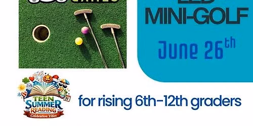 Teen Lock-In Mini Golf with One Up Games