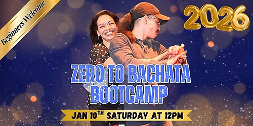 Beginner Bachata Bootcamp: New Year, New Moves! No partner needed :)
