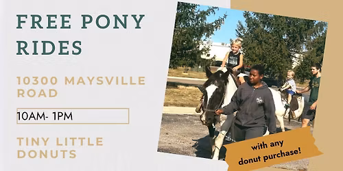 Free Pony Rides!