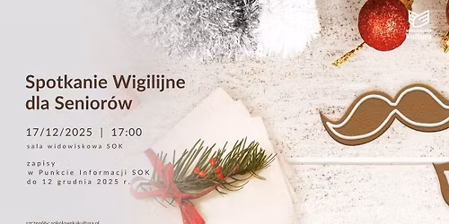 Spotkanie wigilijne senior\u00f3w