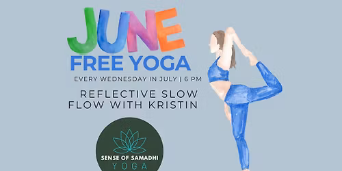 June Free Yoga at Sense of Samadhi