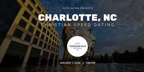 Charlotte Speed Dating | IYKYK Christian Speed Dating | 20s & 30s | 1\/07\/26