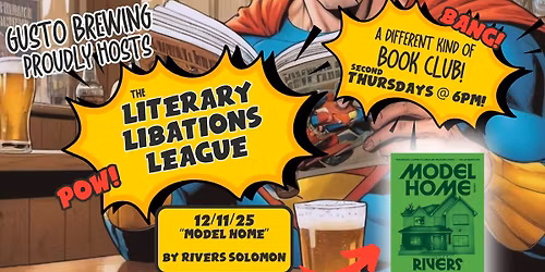 December 2025 Book Club - The Literary Libations League!