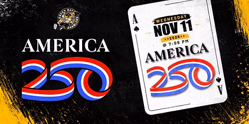 Green Bay Gamblers Veterans Day & America 250
