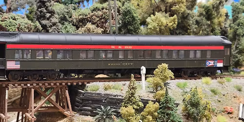 Greenville Christmas Fair Modular Model RR exhibition