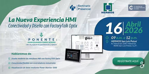 La nueva experiencia HMI: Conectividad y Dise\u00f1o con FactoryTalk Optix