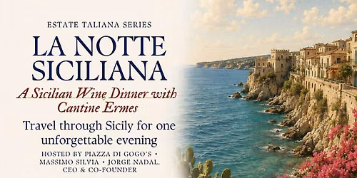 A Sicilian Wine Dinner with Cantine Ermes