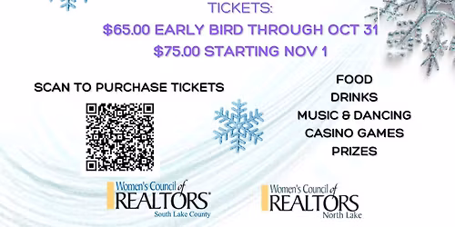 Women's Council of REALTORS \u00ae North & South Lake Networks combined Casino Night & Installation