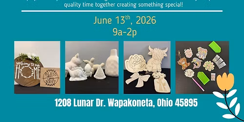Family Crafting Day at Our Creative Marketplace WAPAKONETA