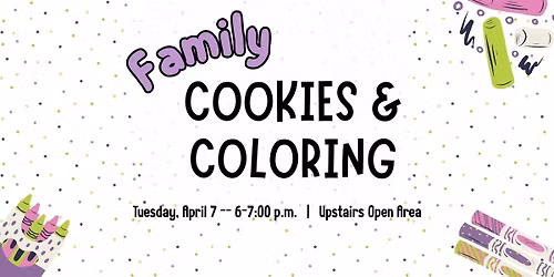 Family Cookies & Coloring
