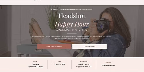 WFBPA Headshot Happy Hour with Tara Cirigliano Photography