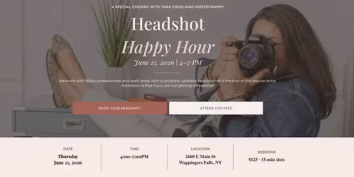 WFBPA Headshot Happy Hour with Tara Cirigliano Photography