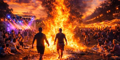 Bonfire Firewalk Family Picnic 