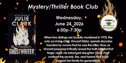 Mystery\/Thriller Book Club: The Ghostwriter by Julie Clark