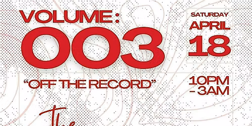 The Guest List "OFF THE RECORD" Vol.3