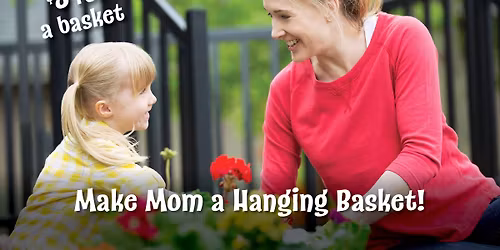 Kids! Make Mom a Hanging Basket