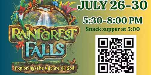 Vacation Bible School 2026-Rainforest Falls