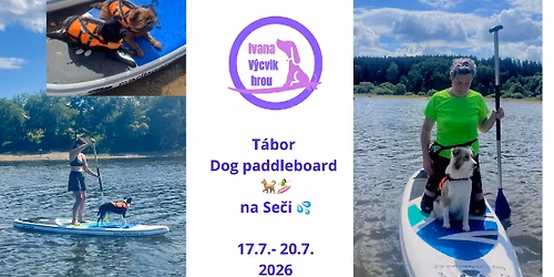 T\u00e1bor Dog paddleboard na Se\u010di