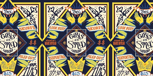 Girls On Shred Fundraiser w\/ Look Busy, Skurfs, Serpentina, & Piled Out