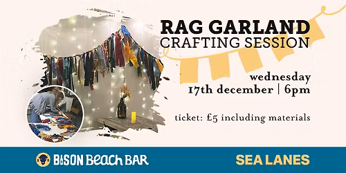 Rag Garland Crafting Session