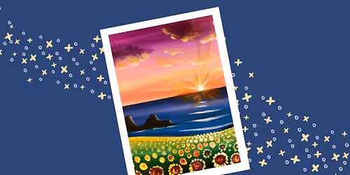 Founders & Co Grown Up Paint Along - Rhossili Sunflowers
