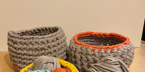 Create at Staircase: Beginner Crochet with T-Shirt Yarn