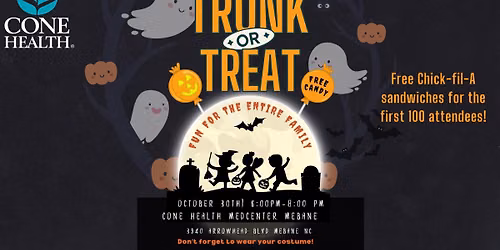 Cone Health MedCenter Mebane 4th Annual Trunk or Treat!