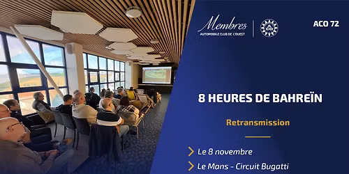 RETRANSMISSION 8 HEURES DE BAHRE\u00cfN