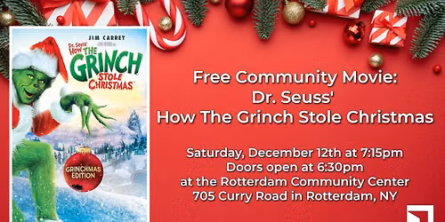 Community Movie Night: Dr. Suess' How the Grinch Stole Christmas