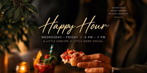 Greenhouse Happy Hour | Complimentary Chef\u2019s Bite Station