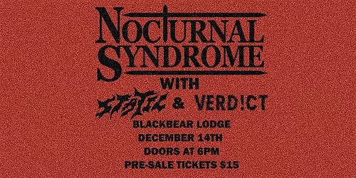 Nocturnal Syndrome - "Please Stay" Single Launch