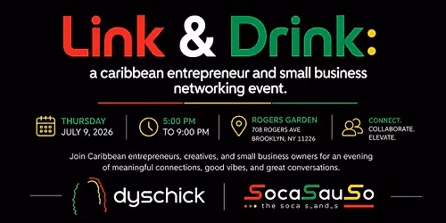 Link & Drink: A Caribbean Entrepreneur & Small Business Networking Event