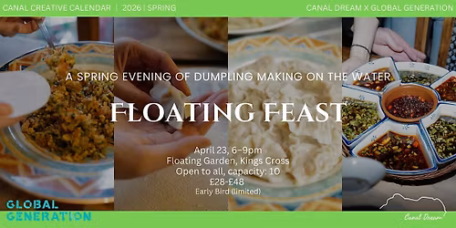 Floating Feast : A Spring Evening of Dumpling Making on the Water