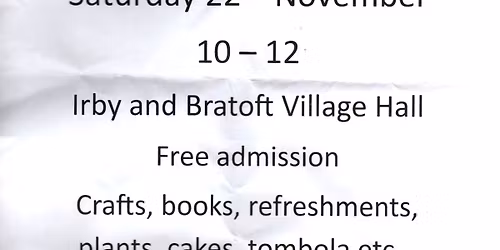 Thorpe St. Peter WI Christmas Fayre