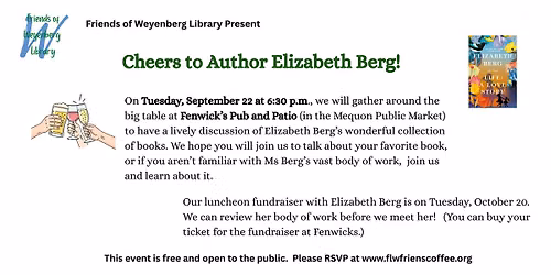 Cheers to Elizabeth Berg