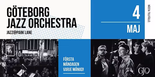 GJO: Jazz@Park Lane - "Tribute to Buddy Rich" feat Roger Berg