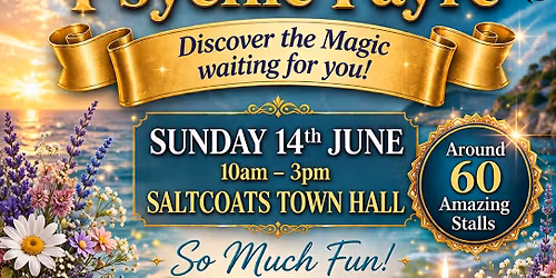 HOLISTIC, CRAFT AND PSYCHIC FAYRE -  14TH JUNE 2026