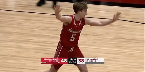 Louisiana Monroe Warhawks at Arkansas State Red Wolves Mens Basketball