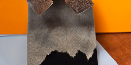 Harlequin Earrings Metal Smithing Jewelry Class