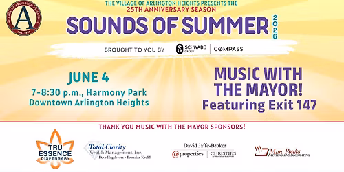 Sounds of Summer Concert: Music with The Mayor! Featuring Exit 147